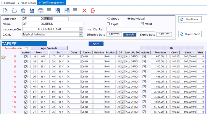 Plans & Products Management